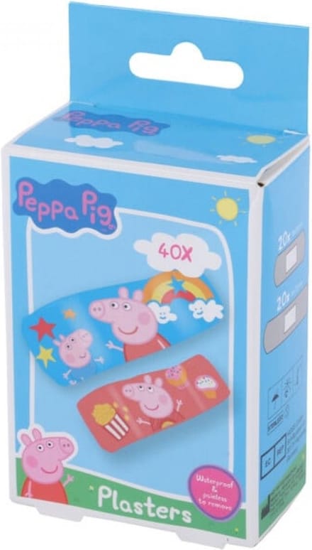 Peppa Pig - Pleisters voor kinderen - Waterproof - 40 stuks