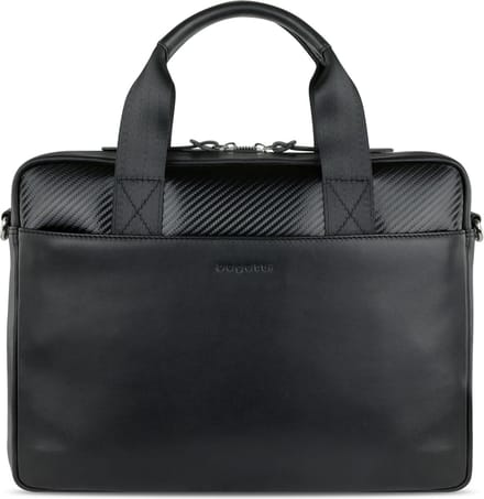 bugatti Laptoptas Schoudertas met laptopvak Comet bags Briefcase Black Zwart