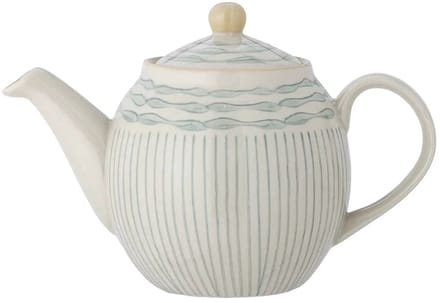 Bloomingville Theepot aardewerk groen Maple 900ml