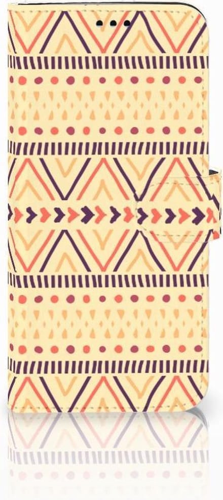 Book Case voor Samsung Galaxy S9 Plus Telefoon Hoesje Aztec Yellow