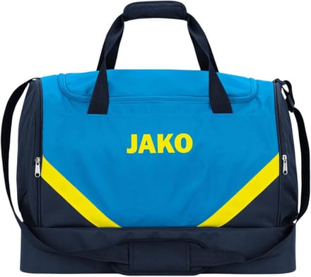 Sporttas met ondercompartiment 65 cm - blauw - geel - donkerblauw L