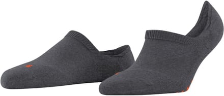 FALKE Cool Kick onzichtbar eenkleurig functioneel materiaal footies dames grijs - maat 35-36