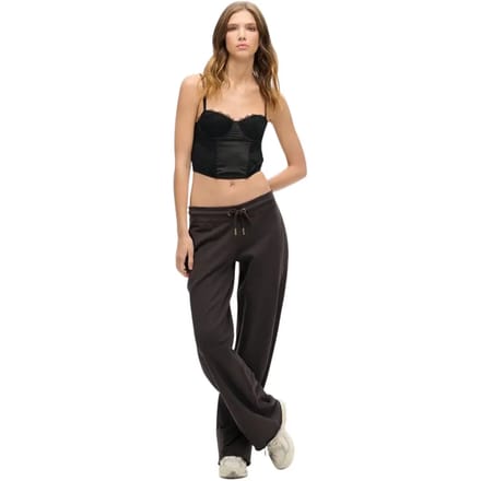 Vrouwelijke mesh en satijnen bustier Superdry