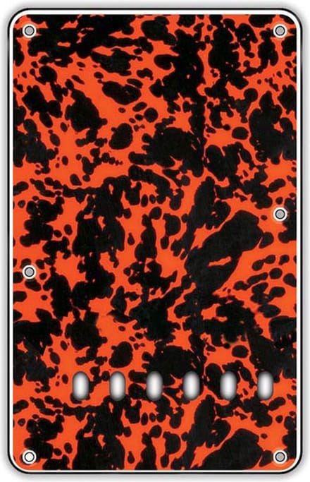 Boston BP-313-WCO back plate, string spacing 11,2mm, 3 ply, standard Stallion, 86x138mm, wildcat orange