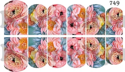 Korneliya Decal Nail Wrap WD 749