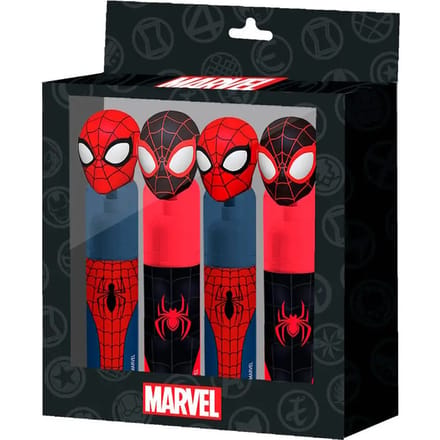 Karactermania - Marvel Spiderman Peter - 4 Markeerstiften - Alcohol markers - 4 Marker Set - Rood