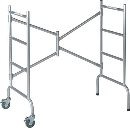 Quickfold lichtgewicht aluminium vouwstelling - steiger