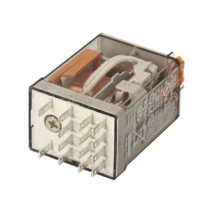 Finder 55.34 Industrieel Relais 4CO 7A 230VAC Met Testtoets - 55.34.8.230.0040