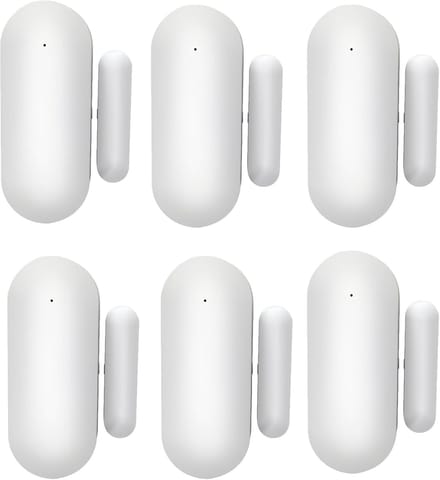 Contact Sensor - Deur Alarm - Huis Beveiligen - App Meldingen - 6 Stuks - Wit
