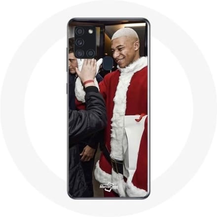 Coque pour Samsung Galaxy A21s Mbappé Foot Joyeux noël