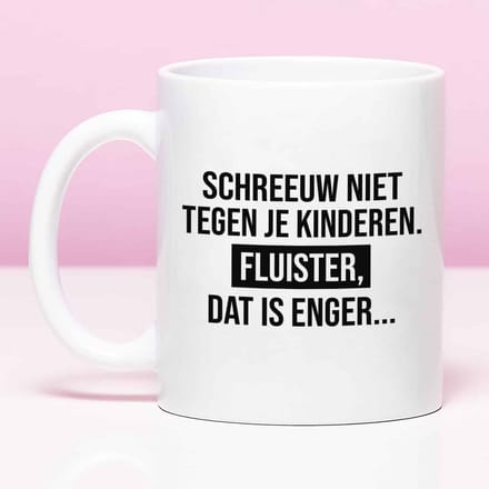 Ditverzinjeniet.nl Mok Schreeuw niet tegen je kinderen