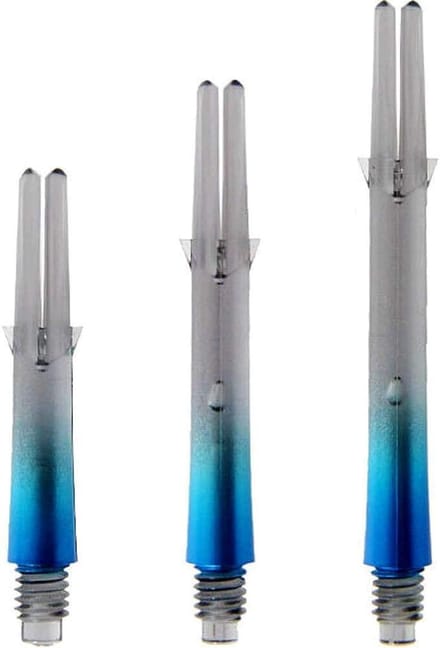 Dartshafts 2-Tone Blauw Medium Stevige Dartpijlen Accessoires