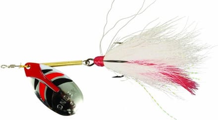 Ondex Buck Spinner maat 3 – 3,5 gram met enkel blad Silver/Décoré