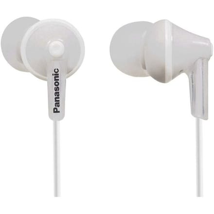 Panasonic RP-HJE125E In Ear oordopjes Kabel Stereo Wit Mobiele telefoon