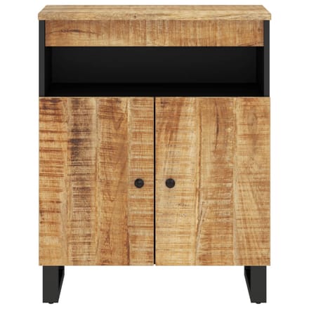 vidaXL - Dressoir - met - 2 - deuren - 60x33x75 - cm - massief - mangohout