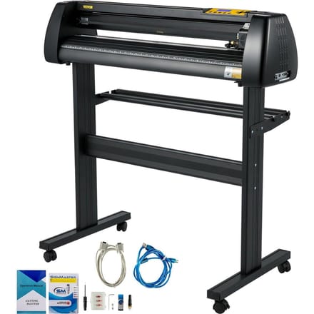 Machine de découpe vinyle 28 pouces avec support de sol et kit d'outils SignMaster