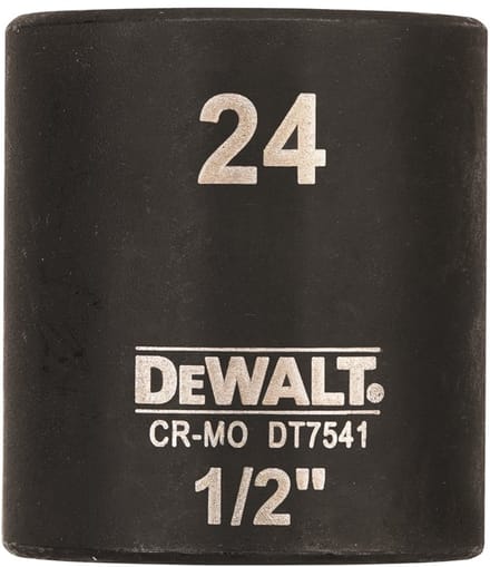 DeWALT DT7541 Krachtdop 1/2 kort | 24mm