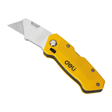 Universeel mes Deli Tools EDL006Z (geel).stanleymes lux