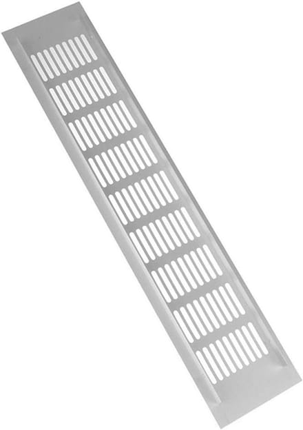 Ventilatierooster - Ventilatieplaat - Ventilatie Ruimtes - Aluminium Legering - 50 cm - Zilver