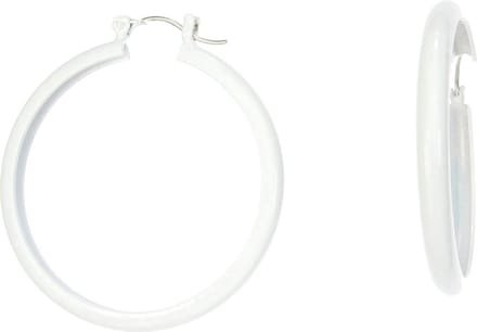 Behave - Oorring - Wit - Diameter 4 cm