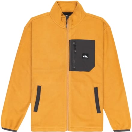 Quiksilver Ice Fields Fleece Met Volledige Rits Geel 16 Years Jongen