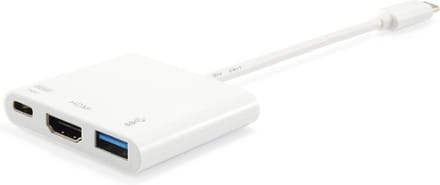 Equip 133461 laptop dock & poortreplicator USB 3.2 Gen 1 (3.1 Gen 1) Type-C Wit