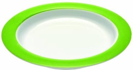 Asymmetrisch bord Ornamin Vital : 15,5 cm (kom) - egaal groen