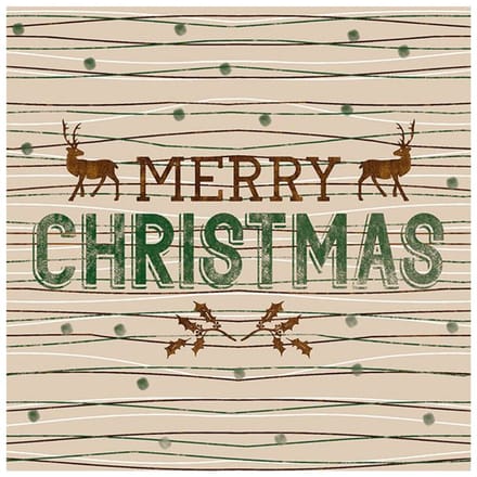 Servet "Classy Christmas" - 20 stuks
