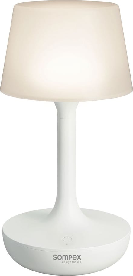 Sompex tafellamp Ginn | Wit| Oplaadbaar| RGB verlichting | Spatwaterdicht