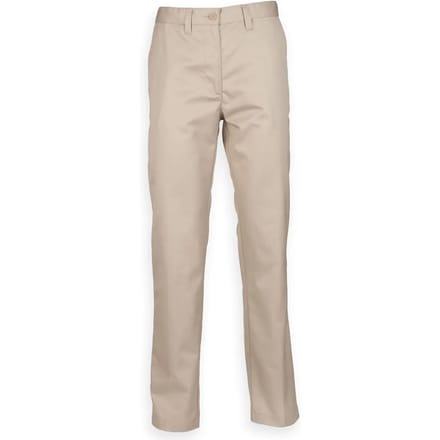 Katoenen chino broek voor dames Henbury