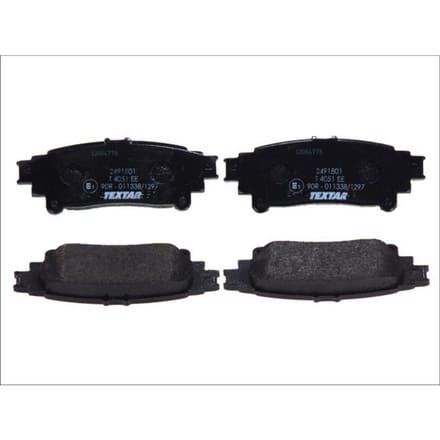 Remblokset TEXTAR 2491801, achter