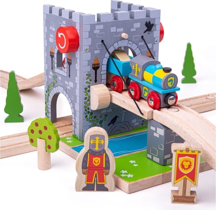 Bigjigs - Rails - Ophaalbrug van het kasteel
