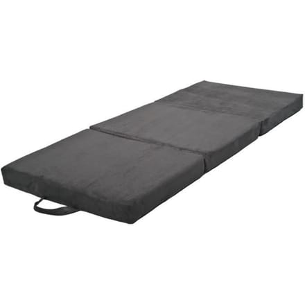 Matelas matelas pliable invité 200x80x10 cm gris