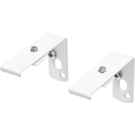 Sencys - Wandsteun - Profielrail - Wit - 50mm - 2 Stuks