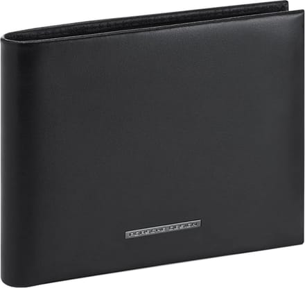 PORSCHE DESIGN Leren Portemonnee Classic Billfold 3 Black Zwart