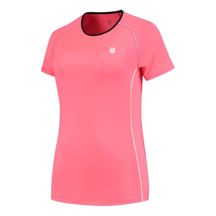 K-Swiss Hypercourt Crew T-shirt Dames-Pink