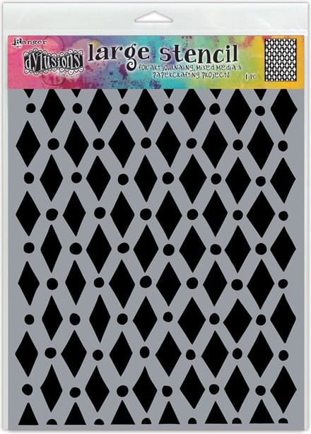 Ranger -Dylusions large stencil Court jeSter