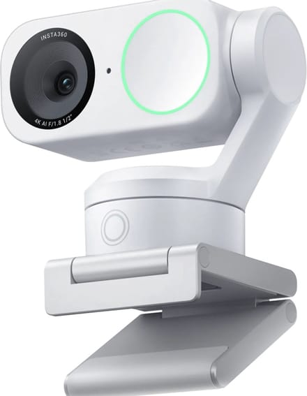 Insta360 – Link 2 - 4K Webcam - Arctic White - AI Tracking