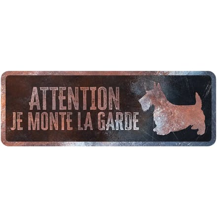 Duitse terriër waarschuwingsbord D&D Home