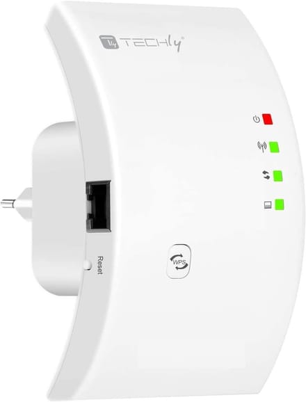 Draadloze Repeater - Signaalversterker WiFi - Internet Uitbreiden - 300 Mbps Snelheid - Compact Wandmodel - Wit