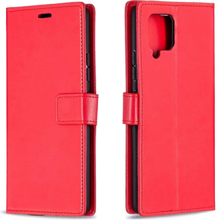 Bookcase Geschikt voor: Huawei Y5p - Rood - portemonnee hoesje