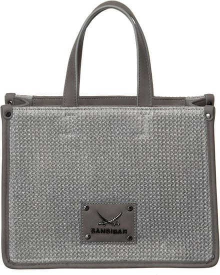 Sansibar Handtas Schoudertas Mini Tote Bag Grey Grijs
