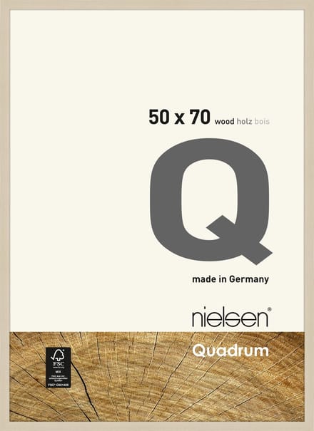 Nielsen Quadrum Houten Wissellijst Maple 50x70cm