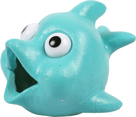 Aqua Della - Aquariumdecoratie - Vissen - Dolfijn 9,8x8x7,3cm Blauw - 1st