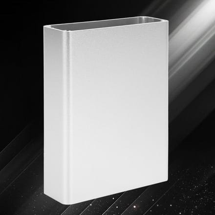 Boîtier de projet en aluminium intégré argent mat DIY coque de produit électronique 28x84x110mm