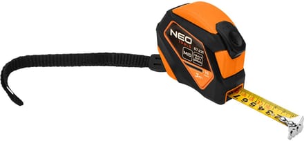 NEO TOOLS - Stalen Rolmaat - 3 m - Autostop - Magneet