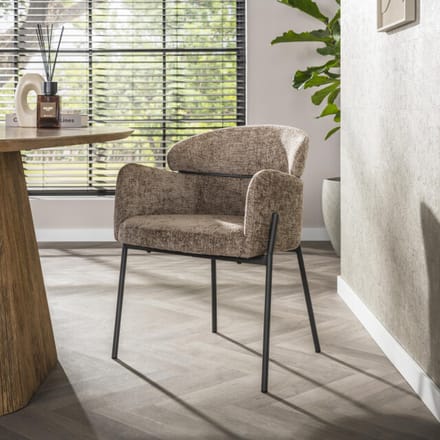Hoyz Collection - Armstoel Curva Verpakt Per 2 - Hoven Champagne