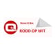 Brother TZe-222 tape rood op wit 9mm x 8m (huismerk)