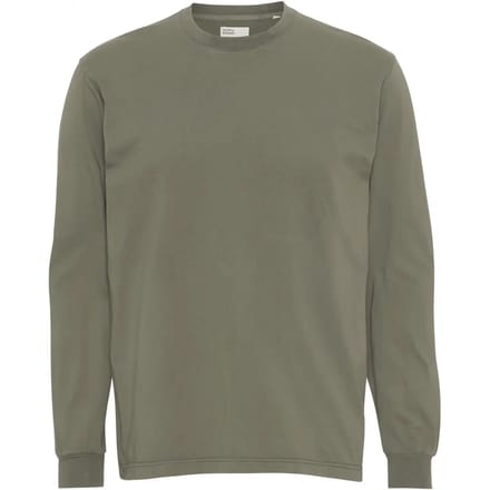 T-shirt met lange mouwen Colorful Standard Organic oversized dusty olive