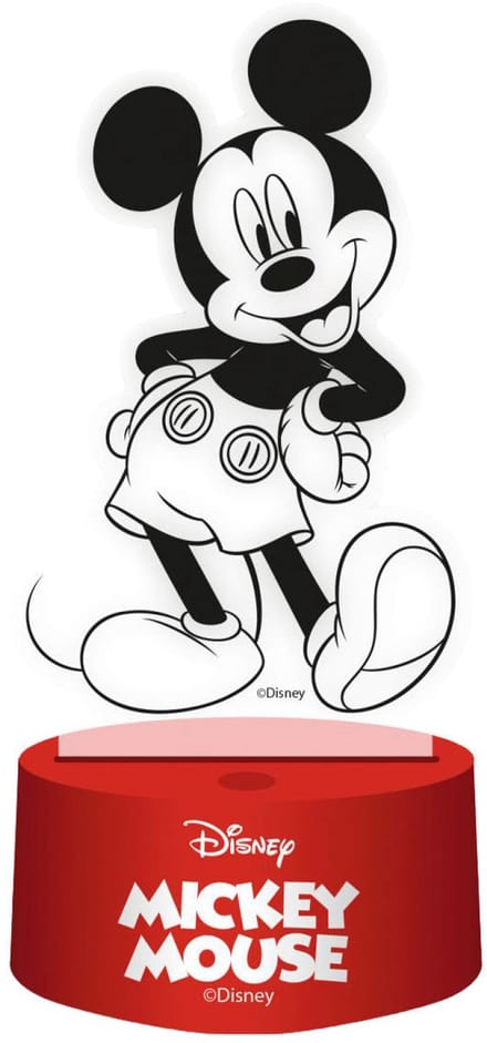 3D Lamp met Afstandbediening Mickey Mouse